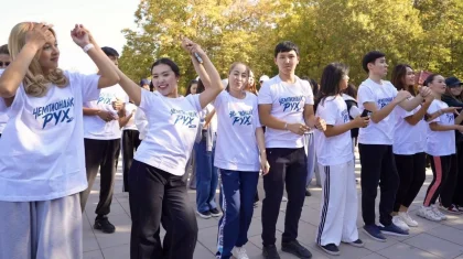 «Taza Qazaqstan» road-эстафетасы: Шымкенттегі дендропаркте ерекше іс-шара өтті