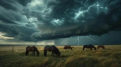 Қарағанды облысында ауыл тұрғыны бір үйір жылқыны атып тастады (ВИДЕО)