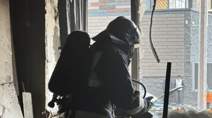 Қарағандыда көпқабатты үйден өрт шығып, 33 адам эвакуацияланды