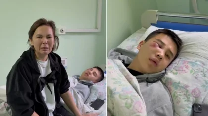 Алматыда ересектер жас жігіттің басын жарып, мұрнын сындырып кеткен (ВИДЕО)
