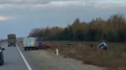 ШҚО-да жүргізуші рульде отырып көз жұмды: көлік жол жиегіне шығып кетті