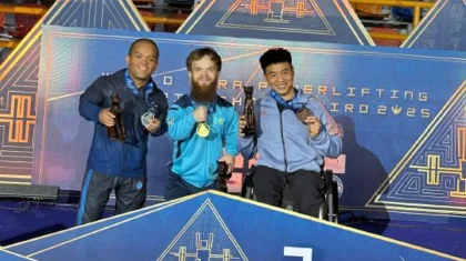 Давид Дегтярев пара пауэрлифтингтен үш дүркін әлем чемпионы атанды