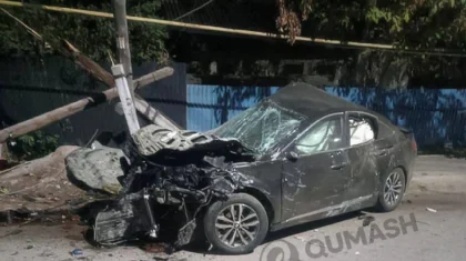 Рульде 13 жастағы бала отырған: Алматы облысында жол апатынан екі адам қаза тапты