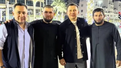 Геннадий Головкин пен Хабиб Нурмагомедов Дубайда кездесті