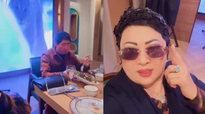 «Алып бере алмасам, не істеп жүрмін?!»: Мұқасанның сыйлығы Мақпал Жүнісованы қатты қуантты (ВИДЕО)
