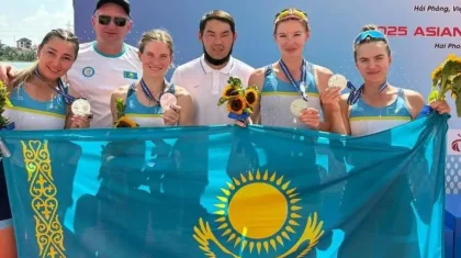Қазақстандық ескекшілер Азия чемпионатында екі медаль алды