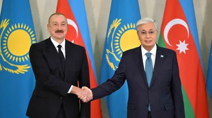 Тоқаев пен Әлиев стратегиялық серіктестікті нығайту жөнінде келіссөз жүргізді