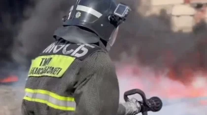 Петропавлда өрт шыққан үйден 13 адам эвакуацияланды