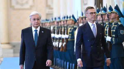 Тоқаев Ақордада Финляндия президентін салтанатпен қарсы алды