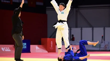 Қазақстандық дзюдошы қыз Азиада чемпионы атанды