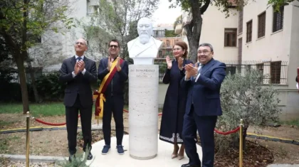 Италияда Абай Құнанбайұлының бюсті ашылды