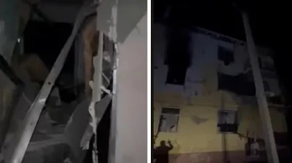 Отырарда жойқын жарылыс болды: үш қабатты ғимараттың жартысы опырылып кеткен (ВИДЕО)