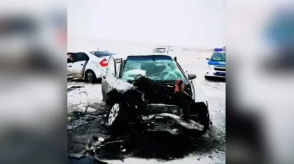 Павлодар облысында екі көлік бетпе-бет соғысып, бір адам көз жұмды
