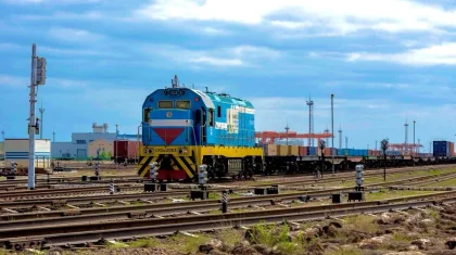 Ақмола облысында 8 вагон аударылып кетті