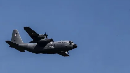 Түркияның әскери ұшағы Грузия аумағында апатқа ұшырады (ВИДЕО)