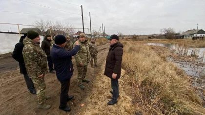 Қостанайда көктемгі су тасқынына дайындық қазірден басталып кетті