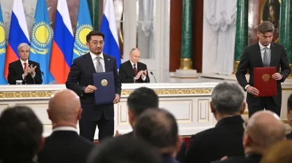 Ғарыш, теміржол, атом энергиясы: Қазақстан мен Ресей 13 құжатқа қол қойды