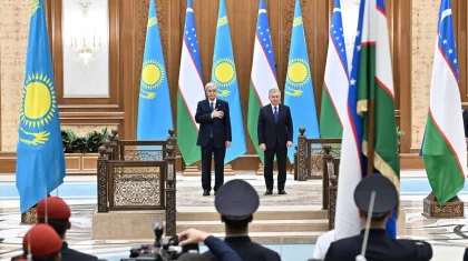Өзбекстанда Қасым-Жомарт Тоқаевты ресми қарсы алу рәсімі өтті