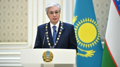 Тоқаевқа Өзбекстанның ең жоғары мемлекеттік наградасы табысталды