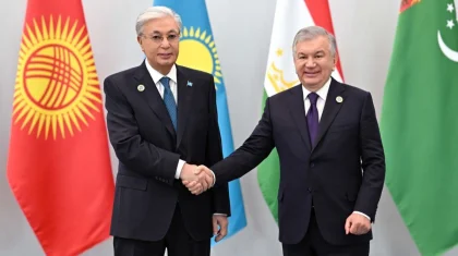 Тоқаев Ташкенттегі Конгресс орталыққа келді