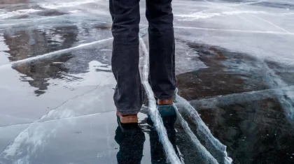 Көкшетауда мұз жарылып, үш бала суға құлап кетті