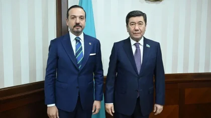 «AMANAT» партиясының төрағасы Түркияның Әділет және даму партиясы төрағасының орынбасарын қабылдады