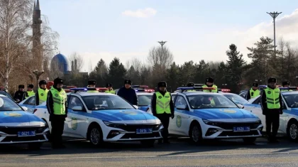 ШҚО-да полицейлерге қоғамдық тәртіпті қамтамасыз етсін деп 200-ге жуық жаңа көлік берілді