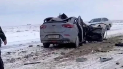 ШҚО-да жүк көлігі мен жеңіл көлік соқтығысып, үш адам қаза болды