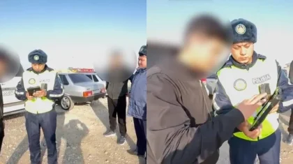 Түркістан облысында той кортежінде ереже бұзған Toyota Land Cruiser жүргізушісі ұсталды