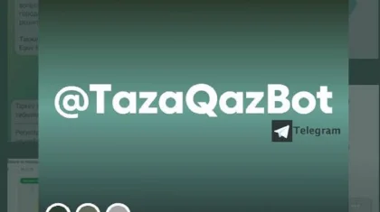 TazaQazBot телеграм-чат-бот арқылы қазақстандықтардан 24 мыңнан астам өтінім түсті