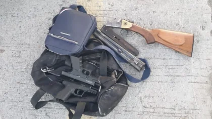 Түркістан облысында BMW көлігінен қару-жарақ табылды