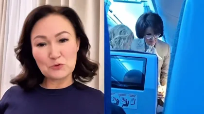 «Пиар емес»: ұшақта министр көмектескен адам танымал журналист болып шықты