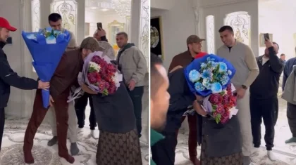 Қазақ боксшылары Баходир Жалоловтың үйіне барды (ВИДЕО)