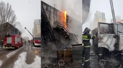 Астанада Cinema City ғимараты алапат өртке оранды