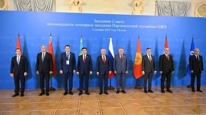 Мәжіліс төрағасы ҰҚШҰ Парламенттік Ассамблеясының отырысында сөз сөйледі