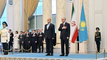 Қазақстанға Иран президенті ресми сапармен келді