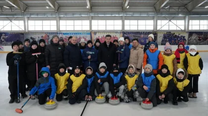 Алтай ауданында кёрлинг спорты қарқынды дамып келеді