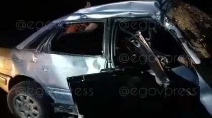 Қарағанды облысында көлік жүргізушісі теміржол өткеліне шығамын деп пойызға соғылды (ВИДЕО)