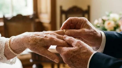 Алматыда 85 жастағы қария мен 80 жастағы кейуана ресми түрде некелесті