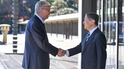 Тоқаев Жапония Императорының сарайына барды