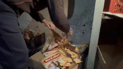 Шымкентте лас гаражда «MacCoffee» 3/1 дайындалып, дүкендерде сатылған