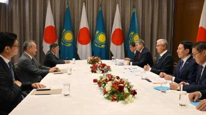 Тоқаев Токиода Sumitomo компаниясының президенті Шинго Уэноны қабылдады