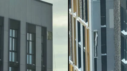 «Орда Инвест» компаниясы салған элиталы үйлердің сырты үгітіліп, құлап жатыр (ВИДЕО)