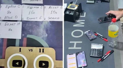 «TauBrat»-тың тікелей эфирі: үнемі «Тринька» құмар ойынын өткізген екі адам түрмеге қамалды (ВИДЕО)