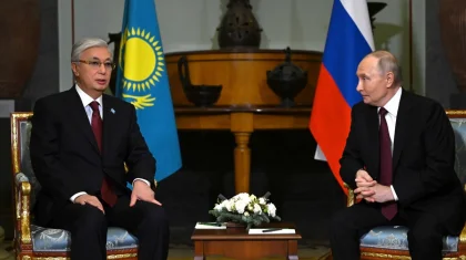 Тоқаев Санкт-Петербургте Владимир Путинмен кездесті