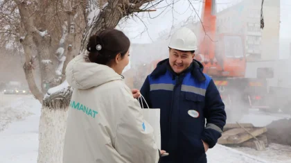 Жұмысшы мамандарға құрмет: «Жастар Рухының» жастары ерекше акция өткізді