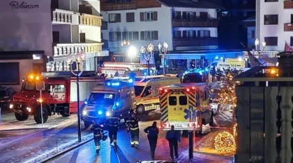 Швейцарияда жаңа жыл түні өрт болып, ондаған адам қаза тапты