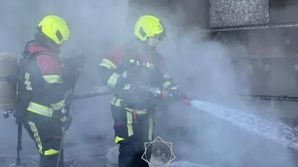 Алматыда пәтер өртеніп, бір адам құтқарылды