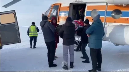 ТЖМ тікұшағы пациентті шұғыл түрде медициналық мекемеге жеткізді