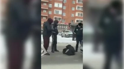 Қарағандыда Шахтерлер даңғылында әйелді көлік қағып кетті (ВИДЕО)